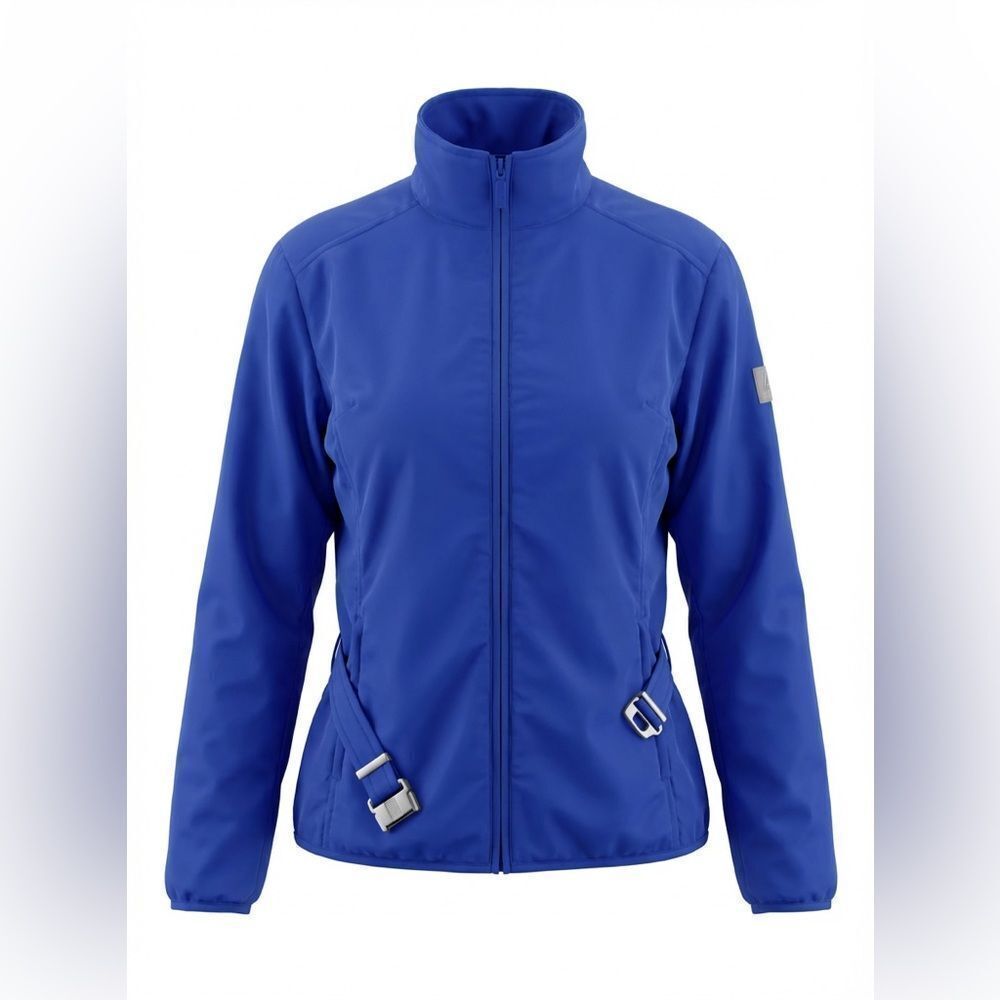 POLO JEANS CO. MENS SKI JACKET ROYAL BLUE WITH BUCKLE SIZE L